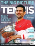 Magazine cover of Australian Tennis Magazine –  June/July 2021 issue “The Big Picture – Grow your Game”